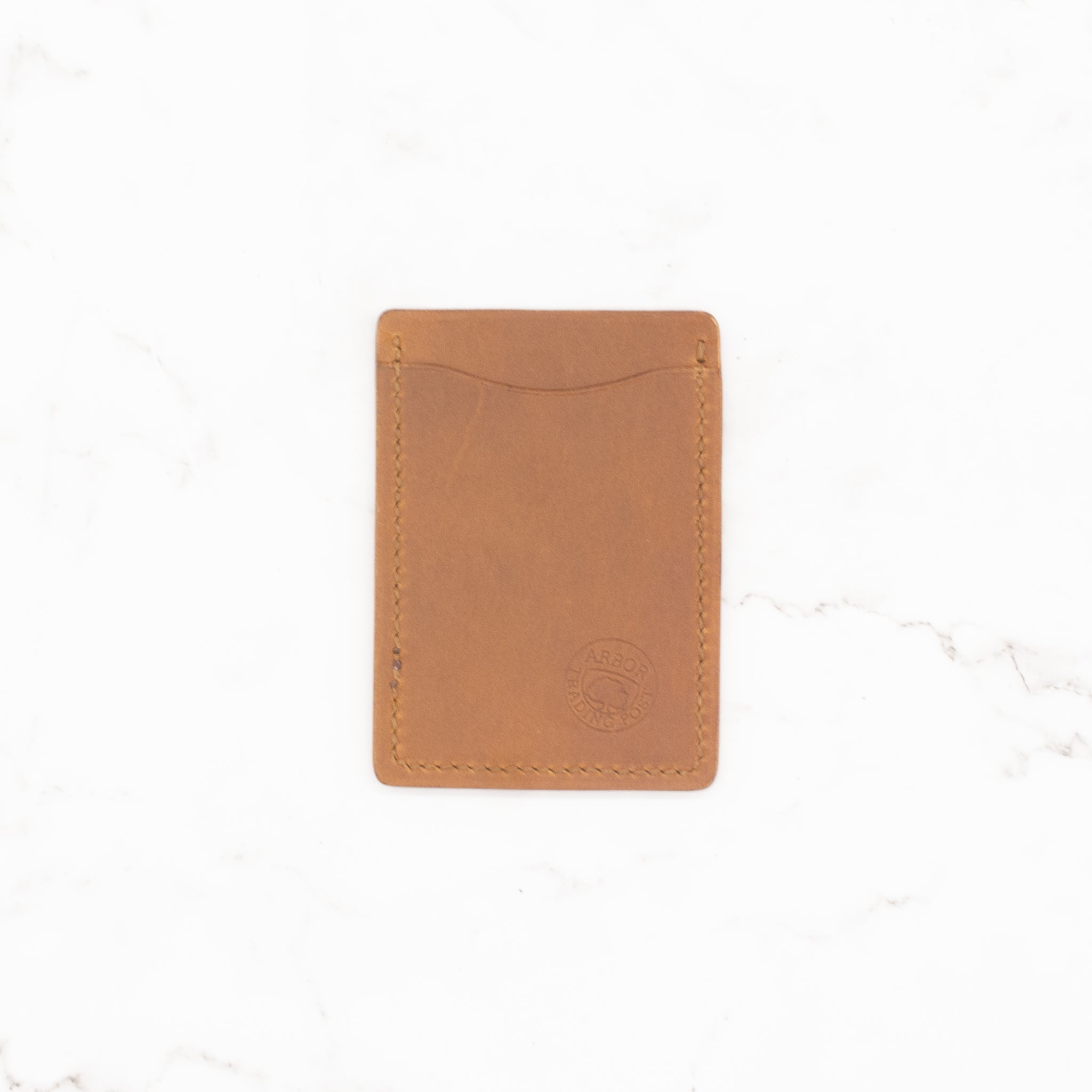 Leather Ultra Slim 3-Pocket Card Holder with ID Window