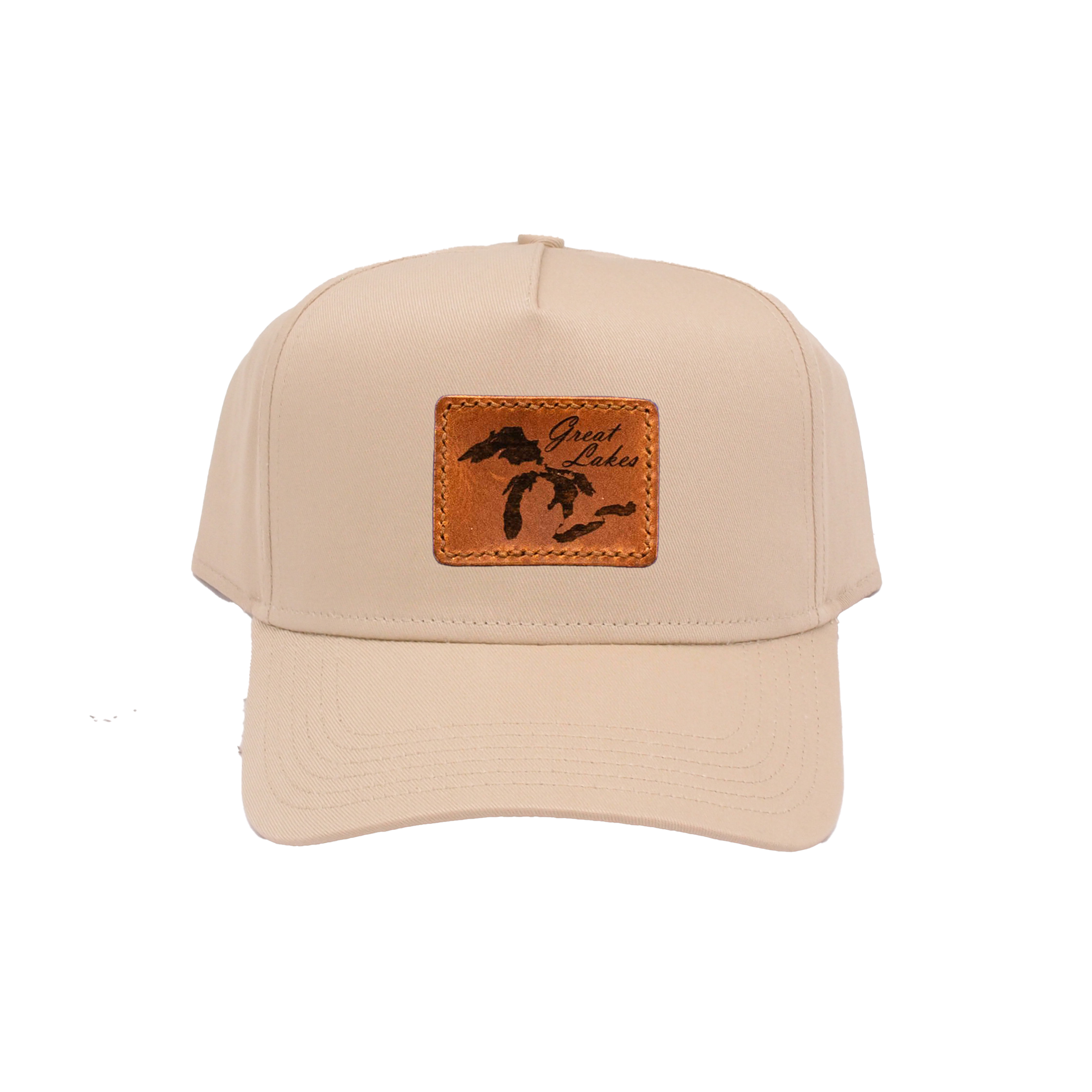 Leather Patch Ball Cap - Great Lakes