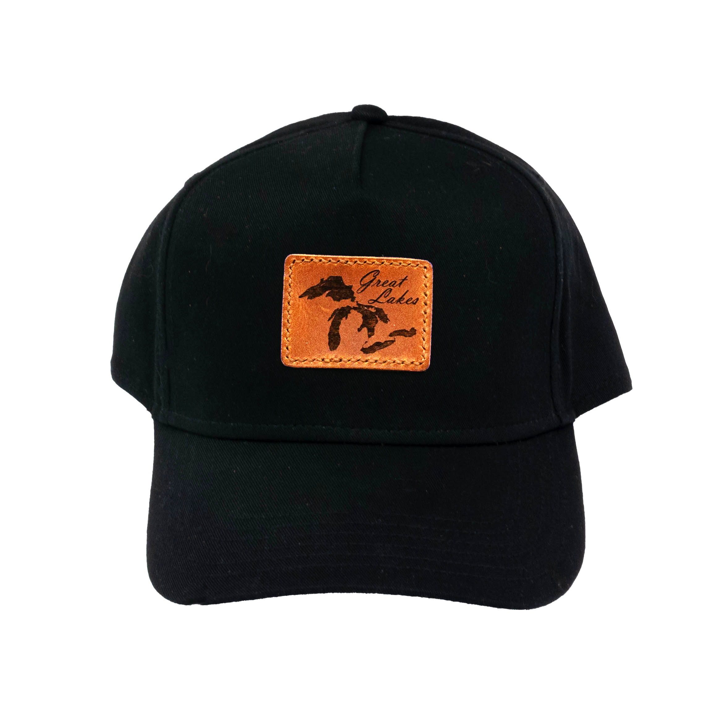 Leather Patch Ball Cap - Great Lakes