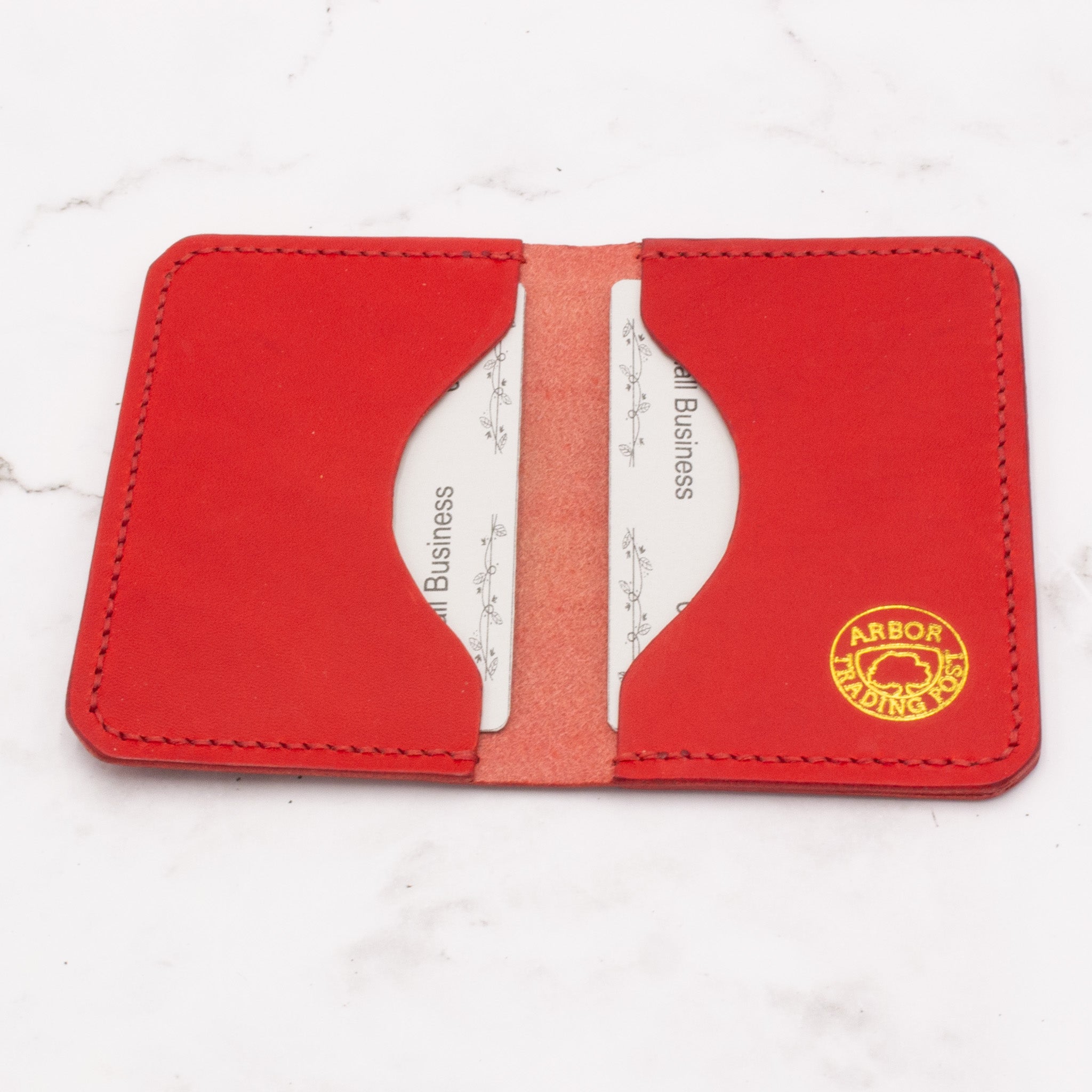 Leather Slim 3-Pocket Bifold Wallet