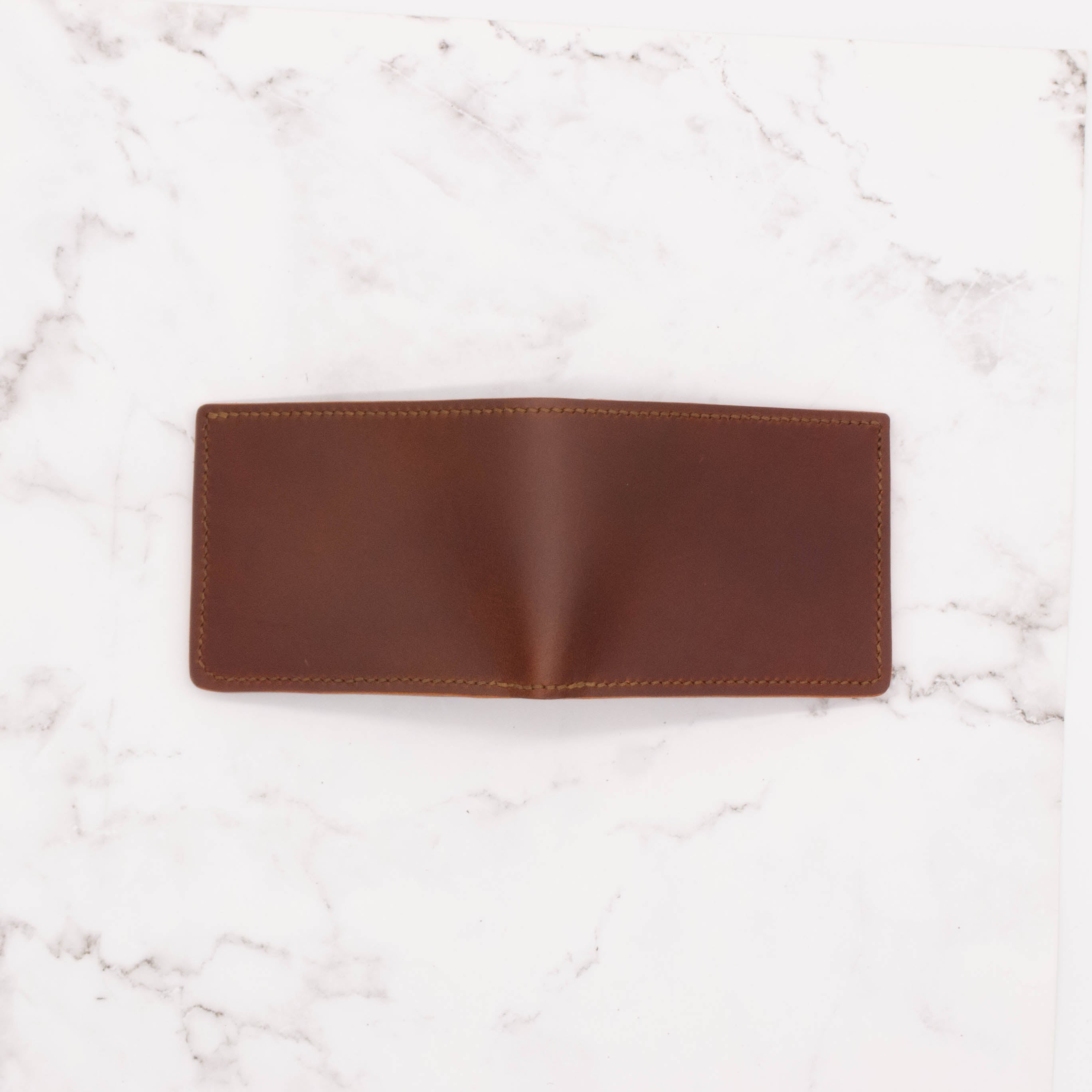 Classic Bifold Wallet - Mahogany Smooth Leather