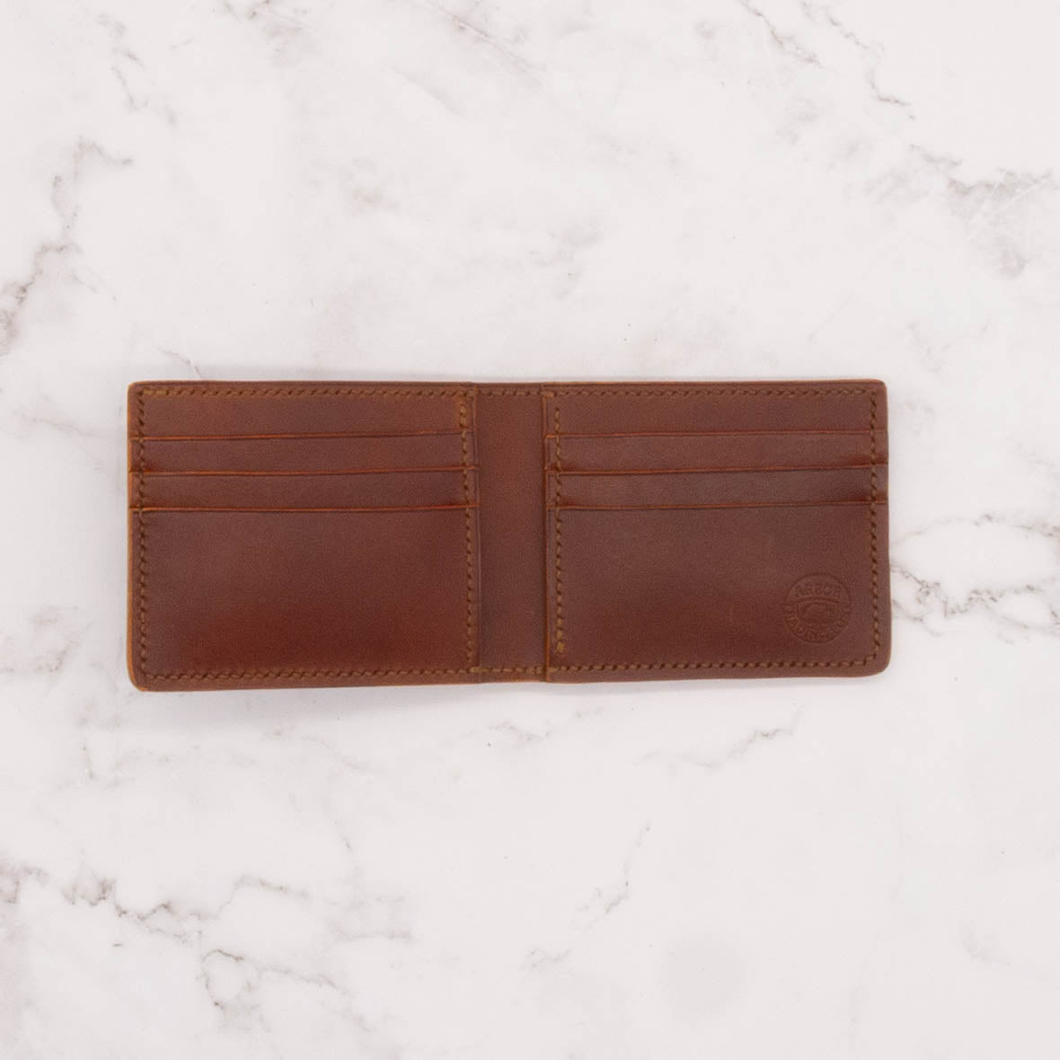 Classic Bifold Wallet - Mahogany Smooth Leather