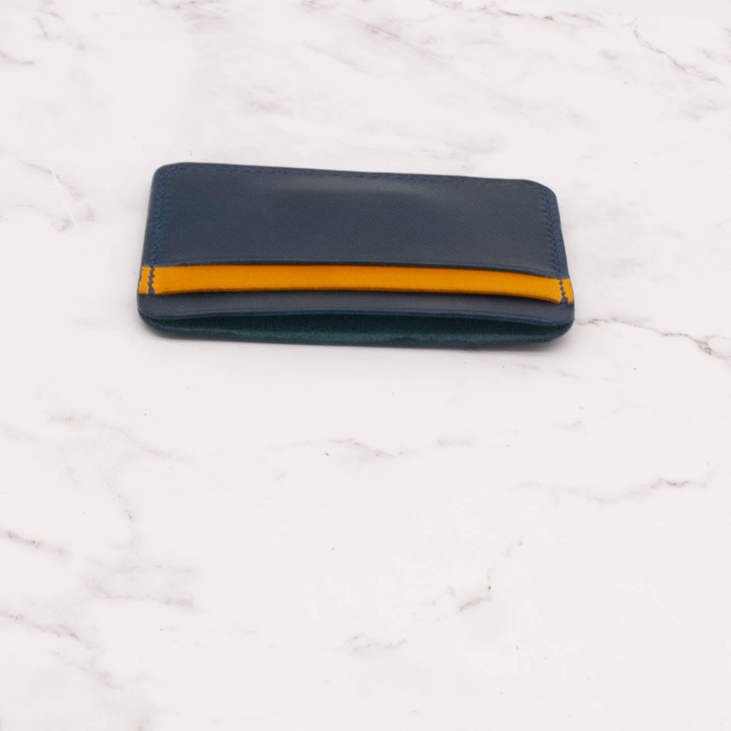 Two Tone Color Block 5-Pocket Card Holder Wallet