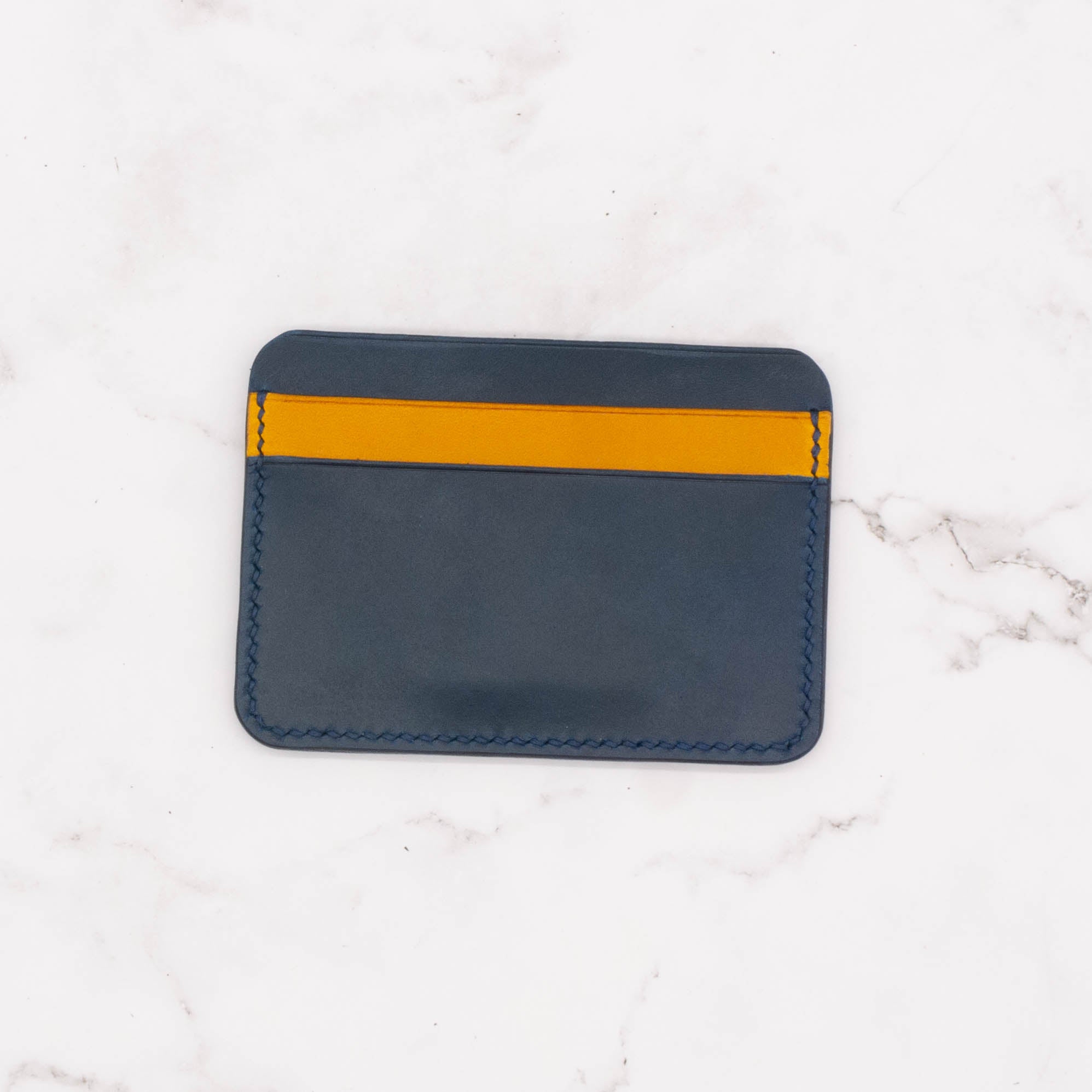 Two Tone Color Block 5-Pocket Card Holder Wallet