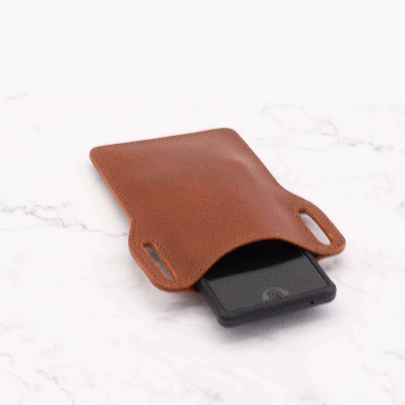 Leather Belt Loop Phone Carrier Bag