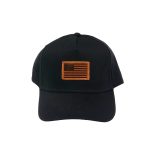 Leather Patch Ball Cap - US Flag