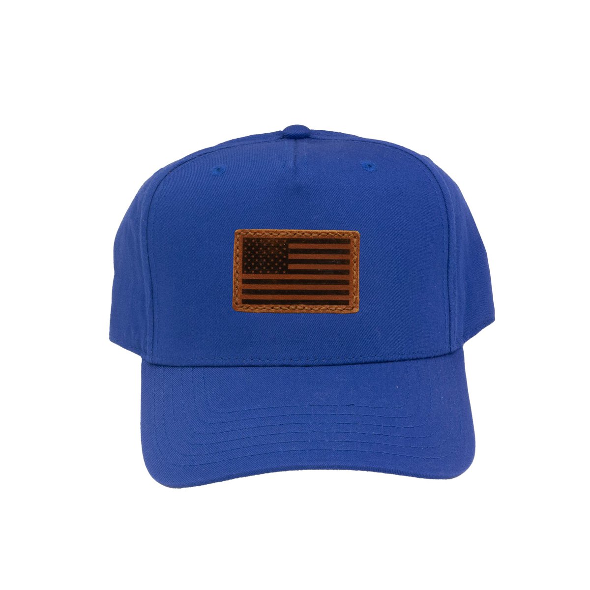 Leather Patch Ball Cap - US Flag 3 Leather Patch Ball Cap - US Flag - Image 3