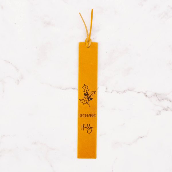 Leather Bookmark - Birth Month Flower - Image 13