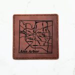 Leather Coaster - Engraved