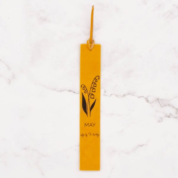 Leather Bookmark - Birth Month Flower - Image 6