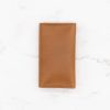 Leather Two-Pocket Gusset Business Card Holder with Snap Closure - Image 3