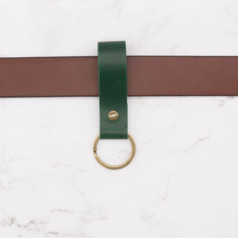 Leather and Brass Key Ring - Image 10