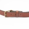 Classic Leather Belt - Rich Brown - Image 2
