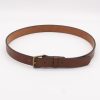 Classic Leather Belt - Rich Brown - Image 5