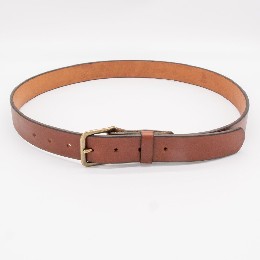 Father's Day Leather Gift Guide: Gifts He'll Actually Use Every Day 18 Classic Leather Belt - 1.25" Wide, Brown Leather with Antique Brass Buckle
