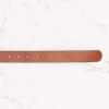 Classic Leather Belt - Rich Brown - Image 4
