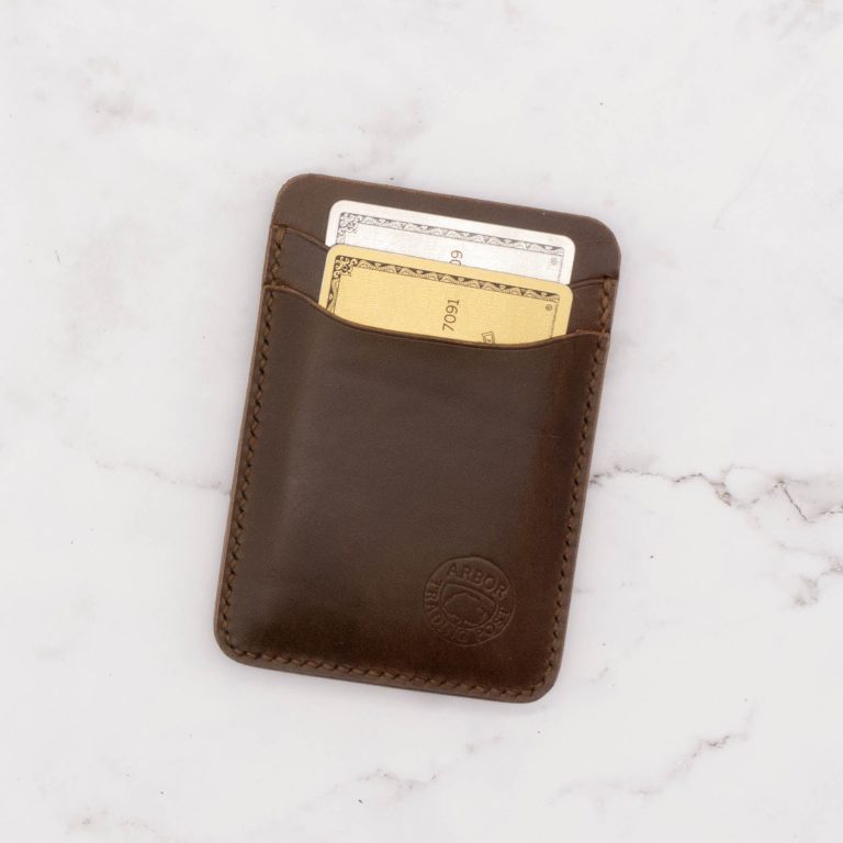 Leather Money Clip Card Holder Wallet with 4 Card Pockets - Image 18