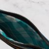 Handcrafted Leather Wallet with ID Window and Zipper - Two Tone Colors - Image 6