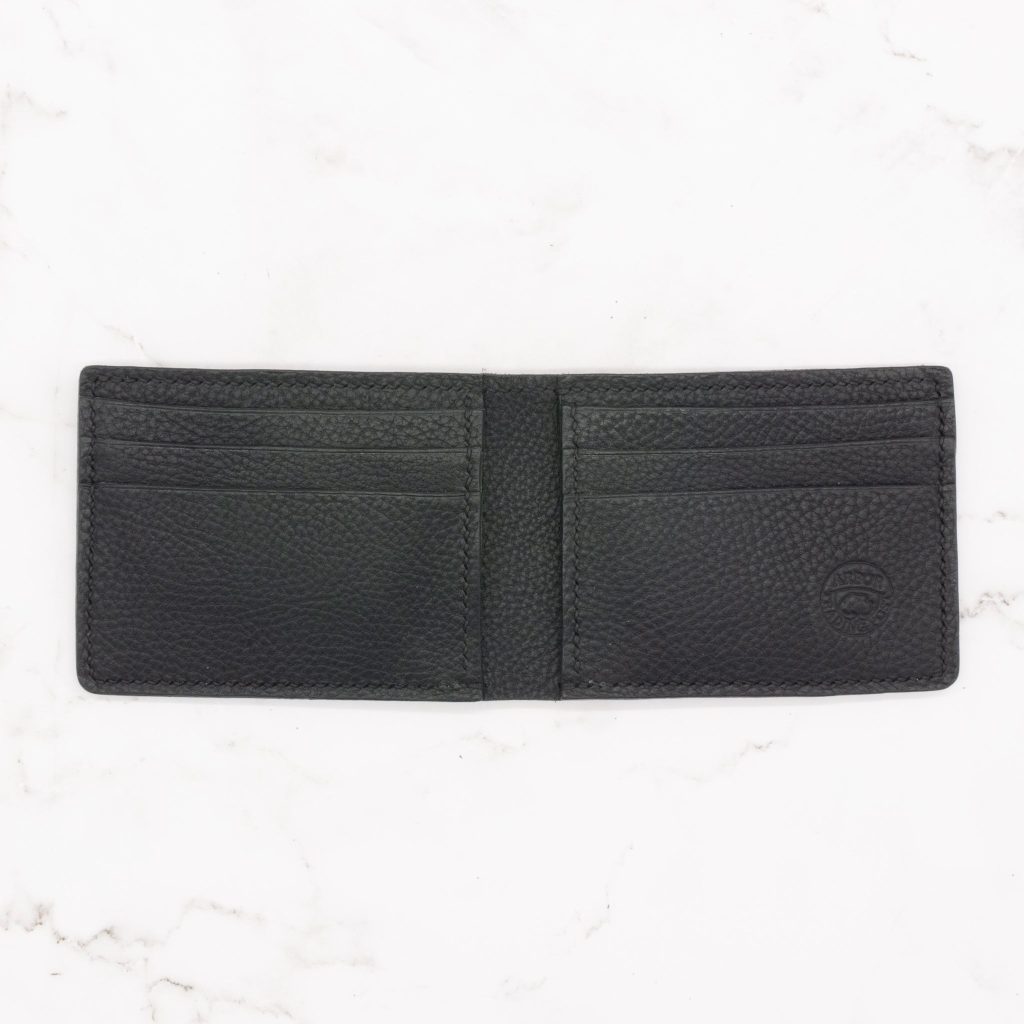 Father's Day Leather Gift Guide: Gifts He'll Actually Use Every Day 2 Classic Black Pebbled Leather Bifold Wallet