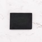 Classic Black Pebbled Leather Bifold Wallet