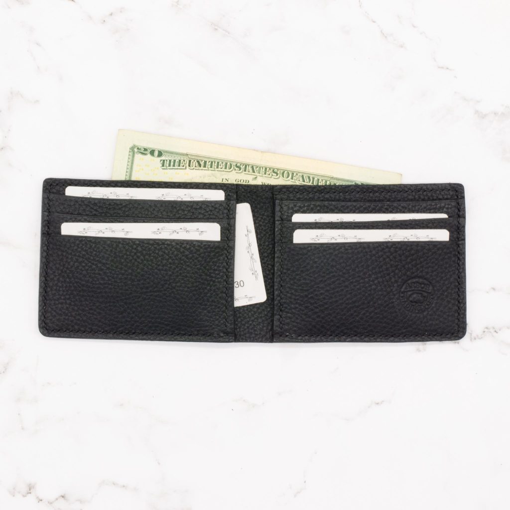 Father's Day Leather Gift Guide: Gifts He'll Actually Use Every Day 3 Classic Black Pebbled Leather Bifold Wallet