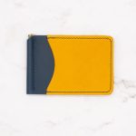 Colorblock Slim Money Clip Bifold Wallet