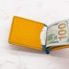 Colorblock Slim Money Clip Bifold Wallet - Image 7