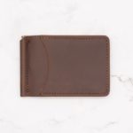 Modern Design Slim Money Clip Bifold Wallet