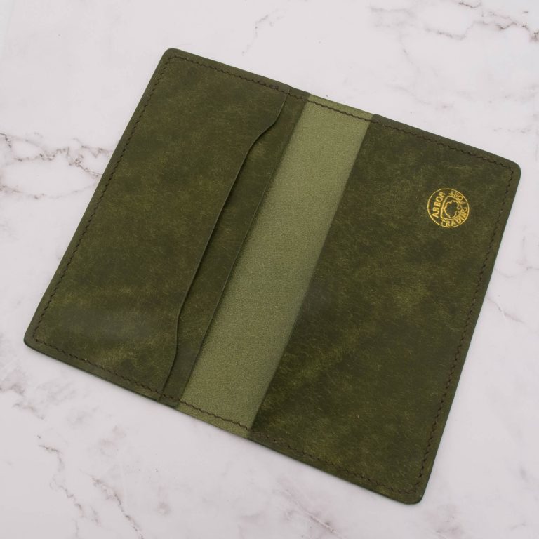Handcrafted Leather Checkbook Cover - Image 9