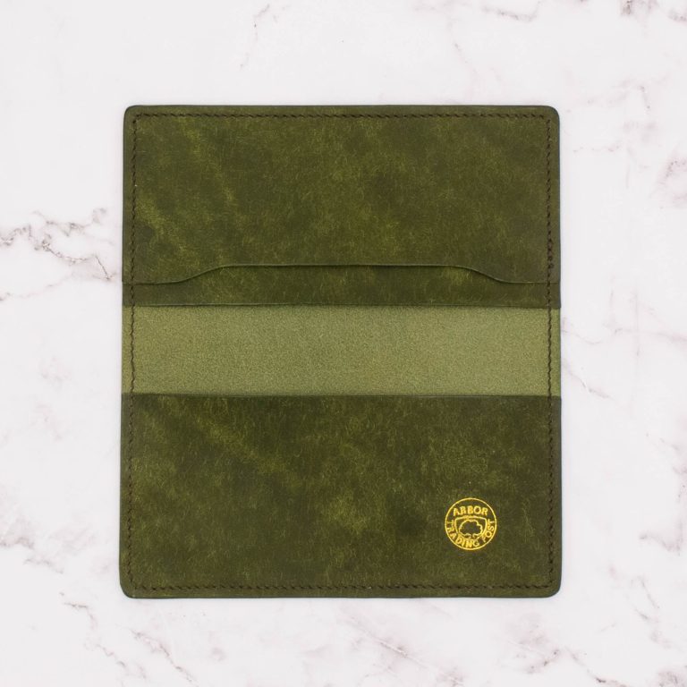 Handcrafted Leather Checkbook Cover - Image 4