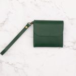 Leather Accordion Wristlet Wallet