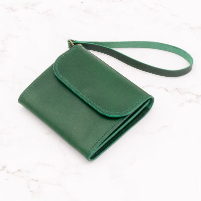 Leather Accordion Wristlet Wallet - Image 9
