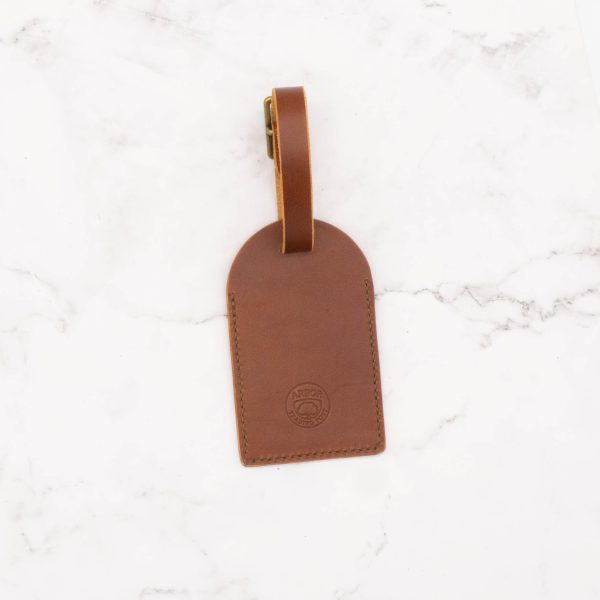 Leather Luggage Tag with ID Window - Image 16