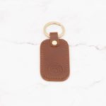 Leather Key Chain - Rectangle Key Fob