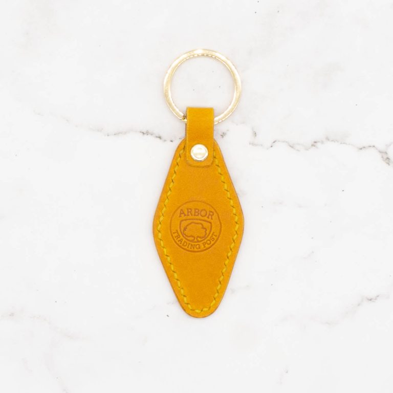 Leather Key Chain - Diamond Shape Key Fob - Image 15