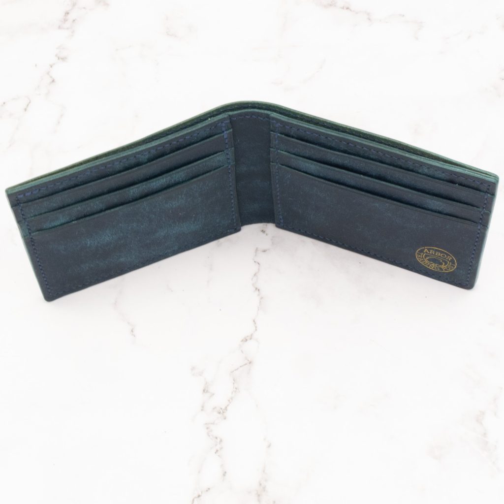 Classic Leather Bifold Wallet - Rustic Italian Pueblo Leather