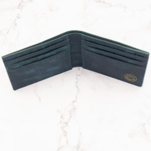 Classic Leather Bifold Wallet - Rustic Italian Pueblo Leather - Image 6
