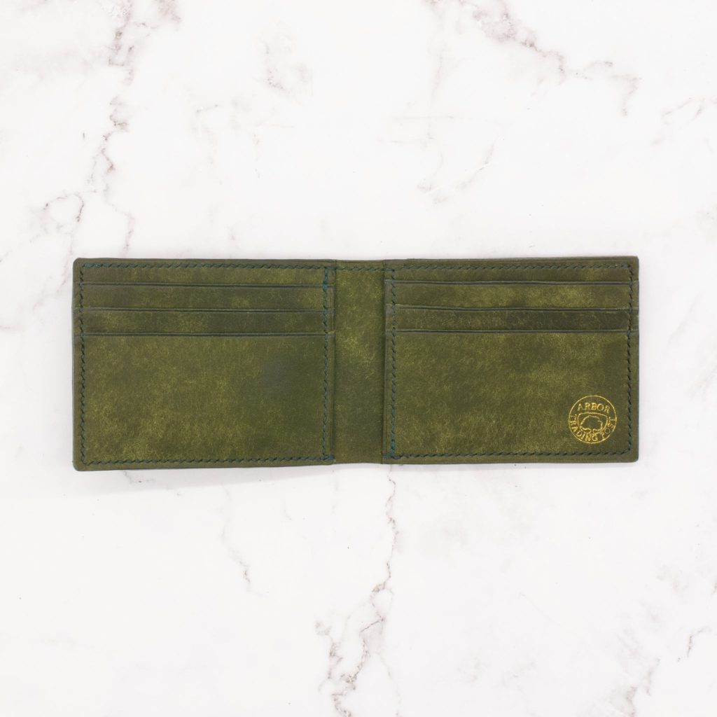 Classic Leather Bifold Wallet - Rustic Italian Pueblo Leather