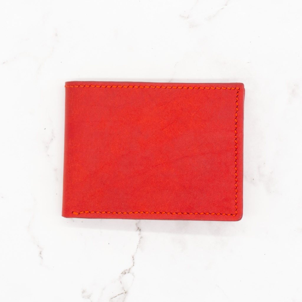 Classic Leather Bifold Wallet - Rustic Italian Pueblo Leather