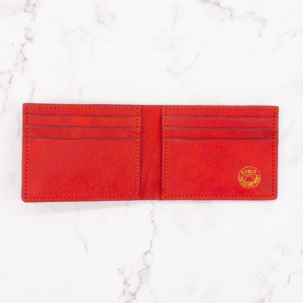 Classic Leather Bifold Wallet - Rustic Italian Pueblo Leather