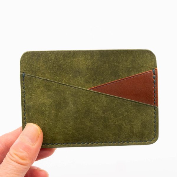 Colorblock Mountain Top Four-Pocket Card Case Wallet - Image 3