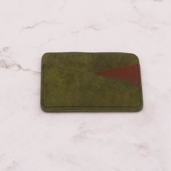 Colorblock Mountain Top Four-Pocket Card Case Wallet - Image 5