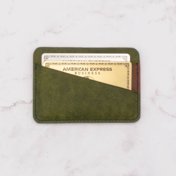 Colorblock Mountain Top Four-Pocket Card Case Wallet - Image 7
