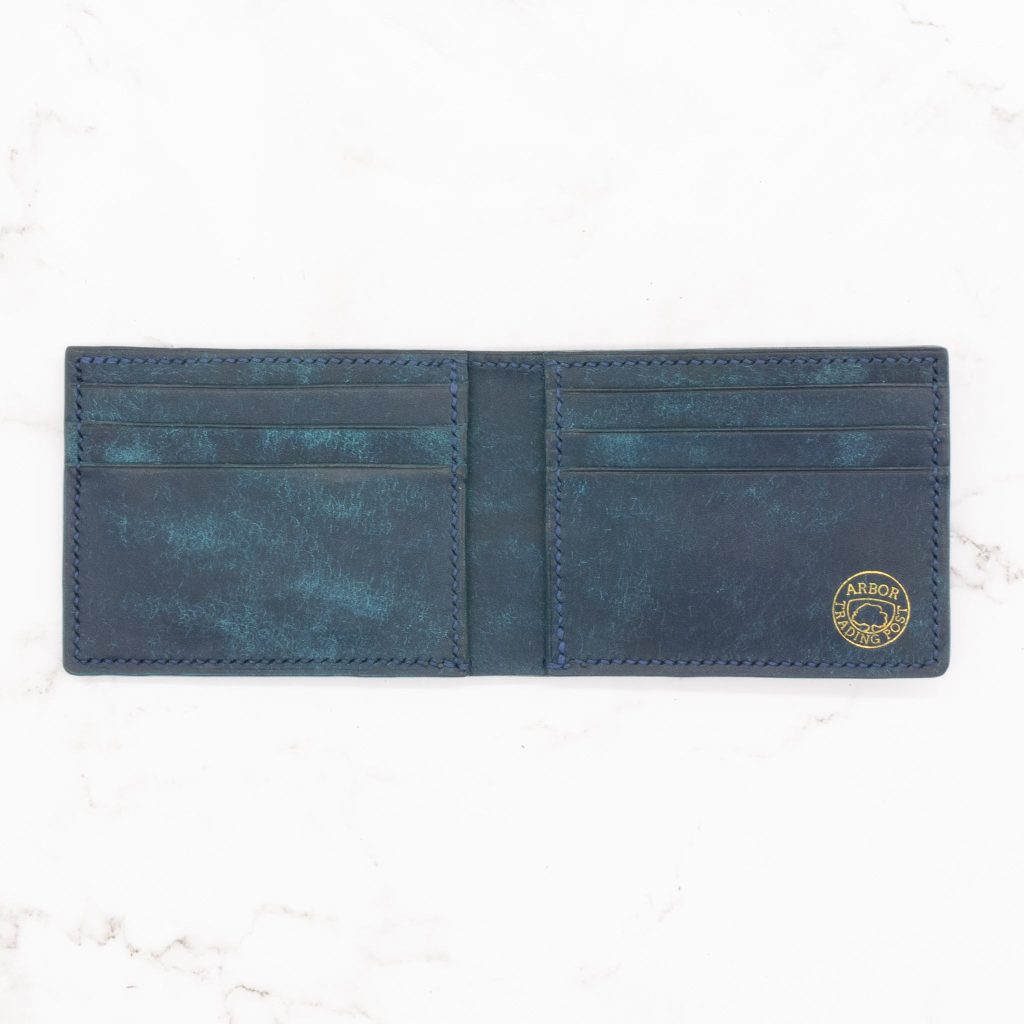 Classic Leather Bifold Wallet - Rustic Italian Pueblo Leather