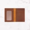 slim bifold wallet with ID window