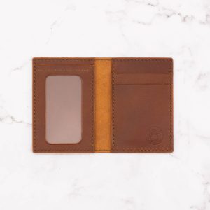 Slim Bifold Card Holder Wallet with ID Window