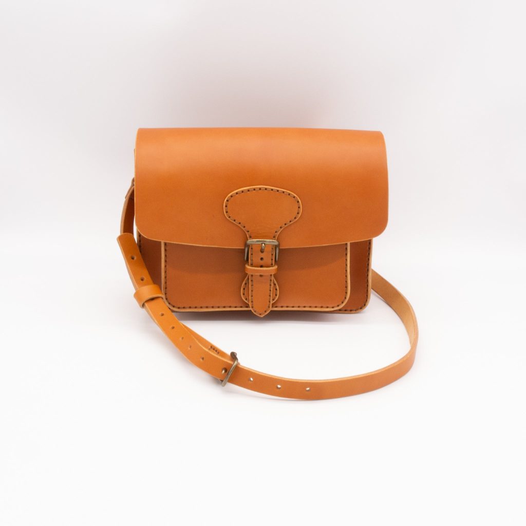 Medium Leather Crossbody Messenger Bag