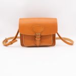Medium Leather Crossbody Messenger Bag (Sample Sale)