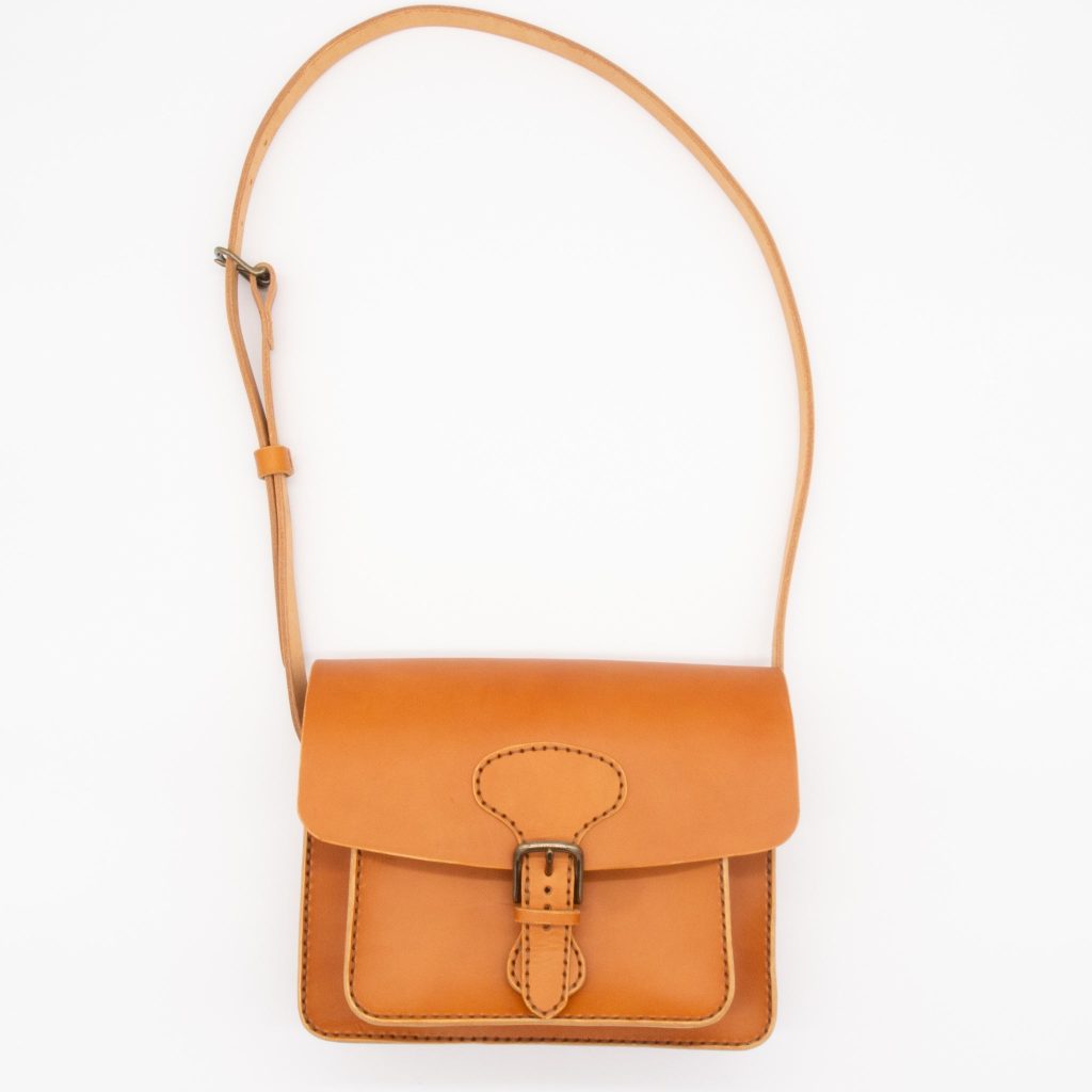 Medium Leather Crossbody Messenger Bag
