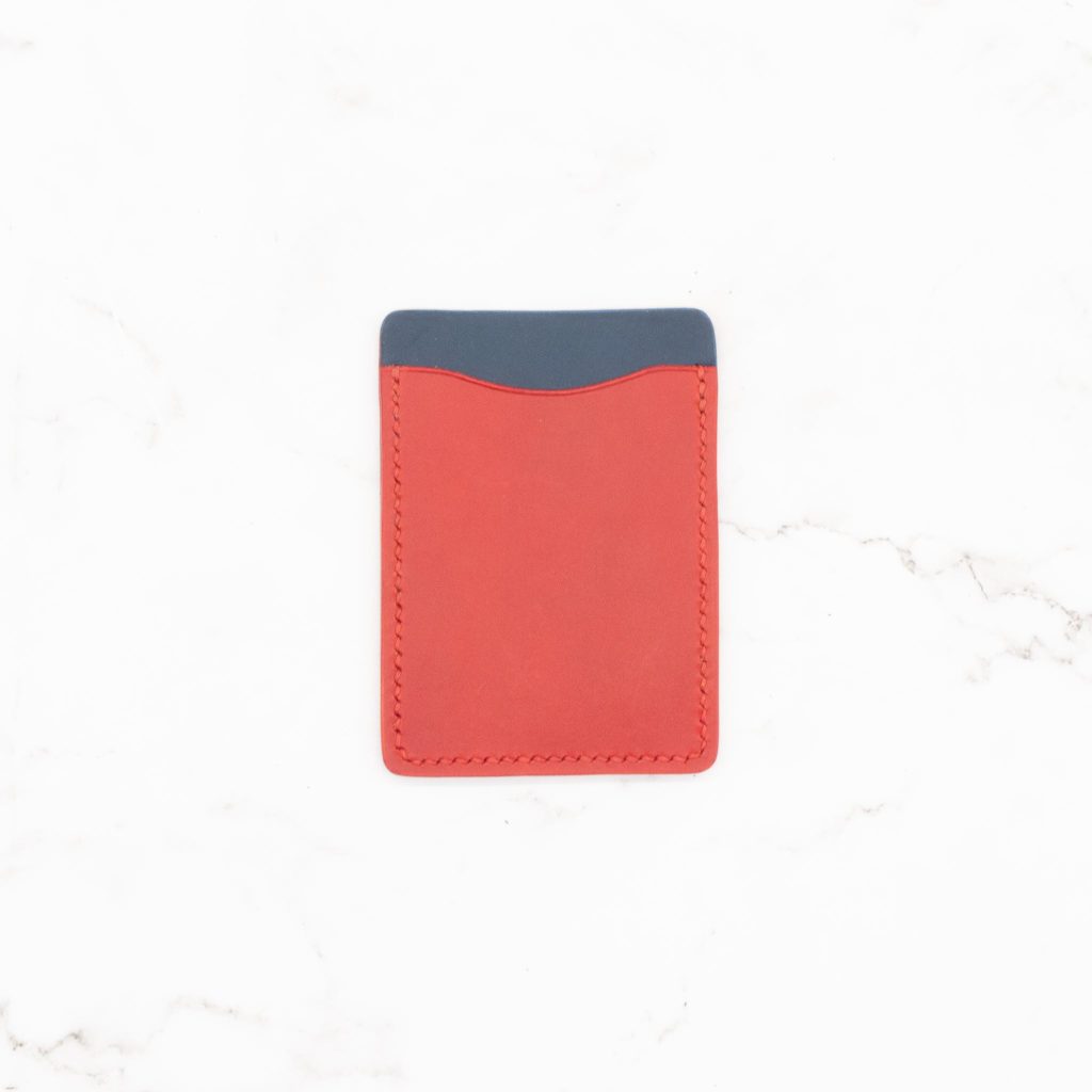 Ultra Slim Three-Pocket Card Holder, Two-Tone Colors